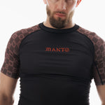 Rashguard Manto Tuff Luv manga curta preto
