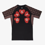 Rashguard Manto Tuff Luv manga curta preto
